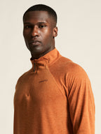T-Shirt Manches Longues Laine - Buff/Melange - Homme