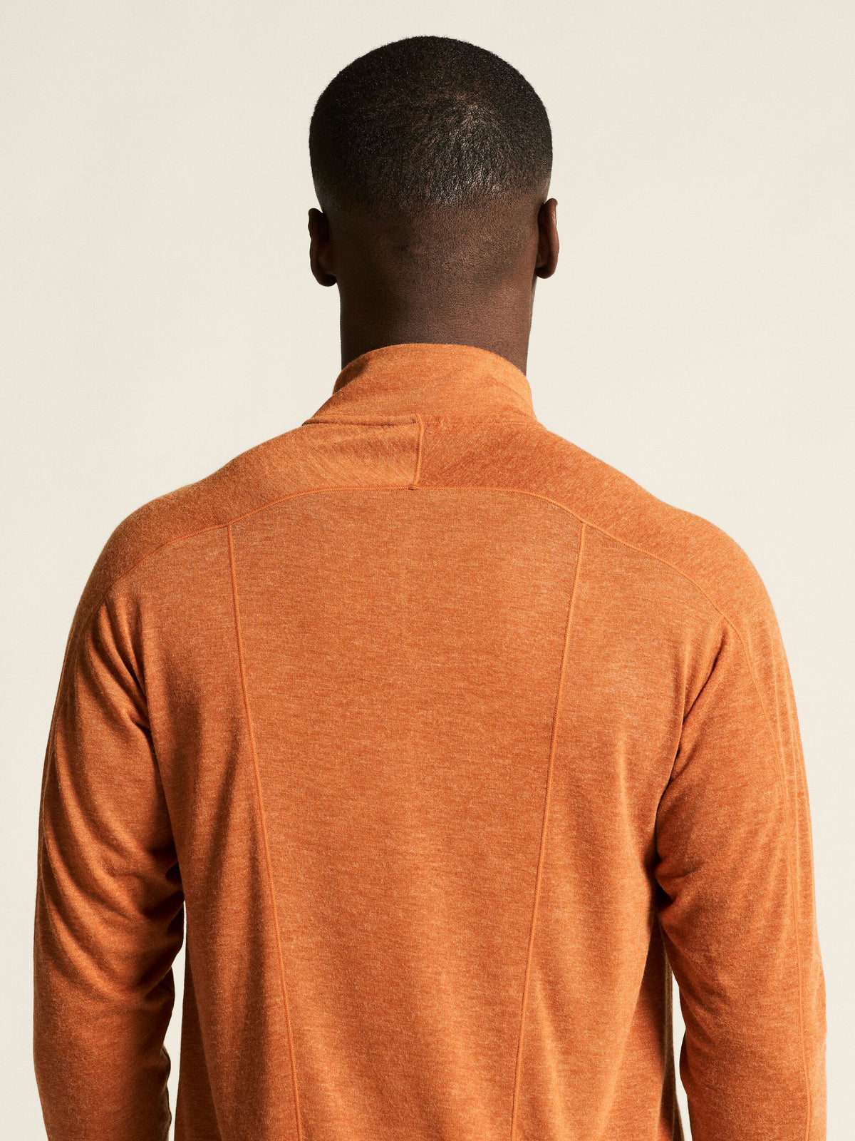 T-Shirt Manches Longues Laine - Buff/Melange - Homme