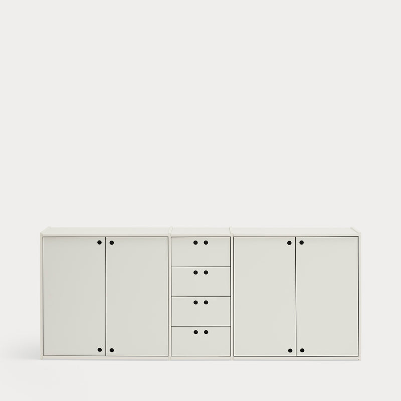 Wally - Buffet 4P - Crème