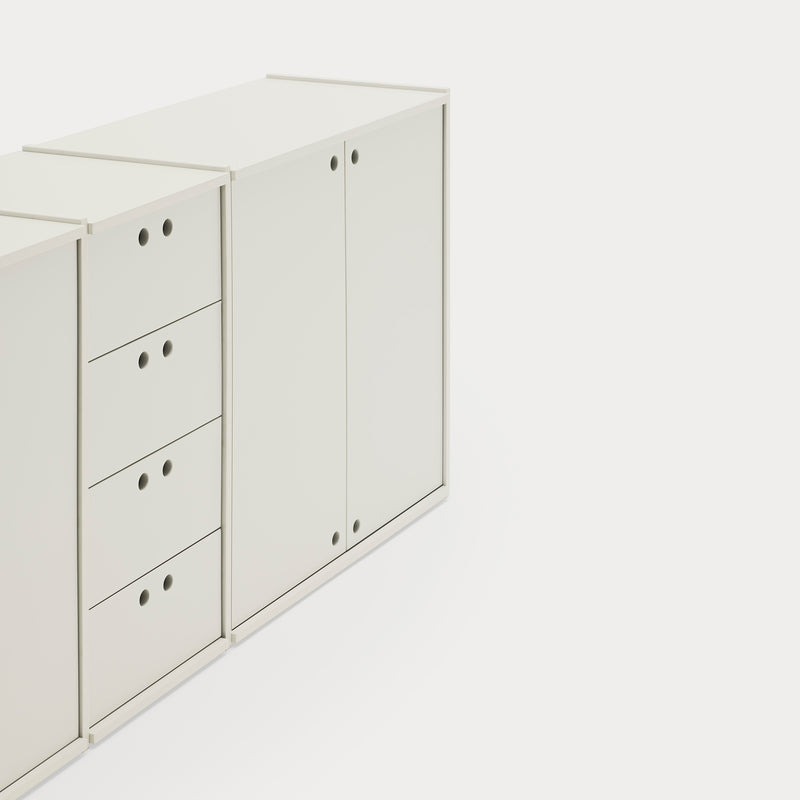 Wally - Buffet 4P - Crème