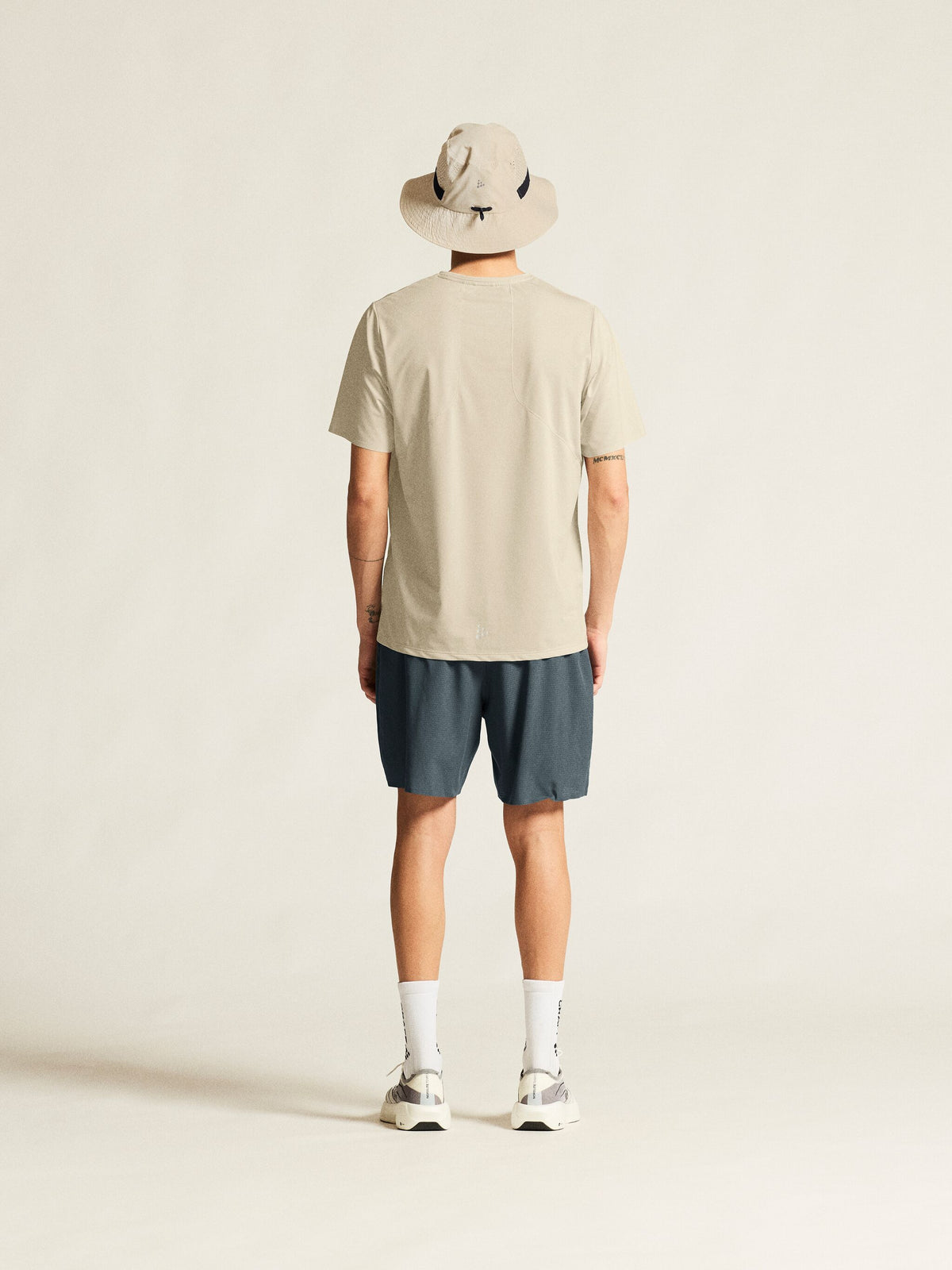 T-Shirt Manches Courtes De Trail Pro 2 - Beige - Homme