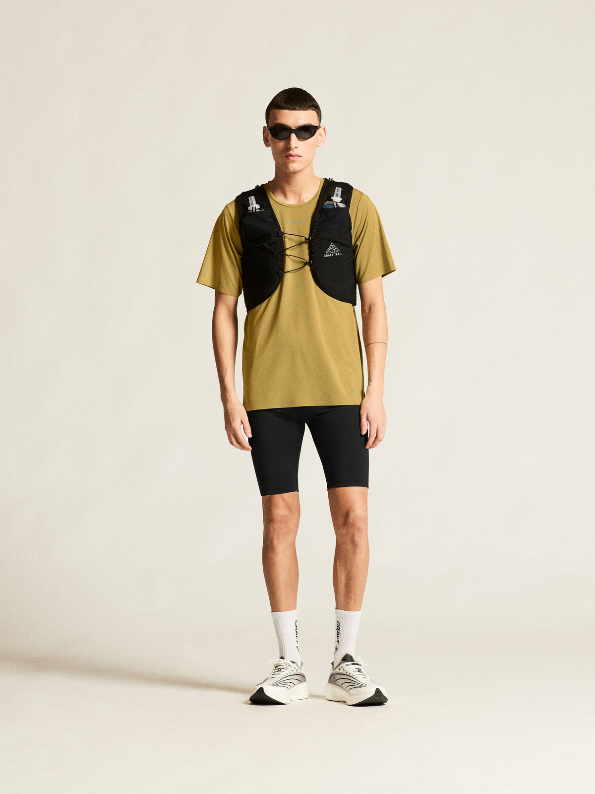 T-Shirt Manches Courtes De Trail Pro 2 - Vert - Homme