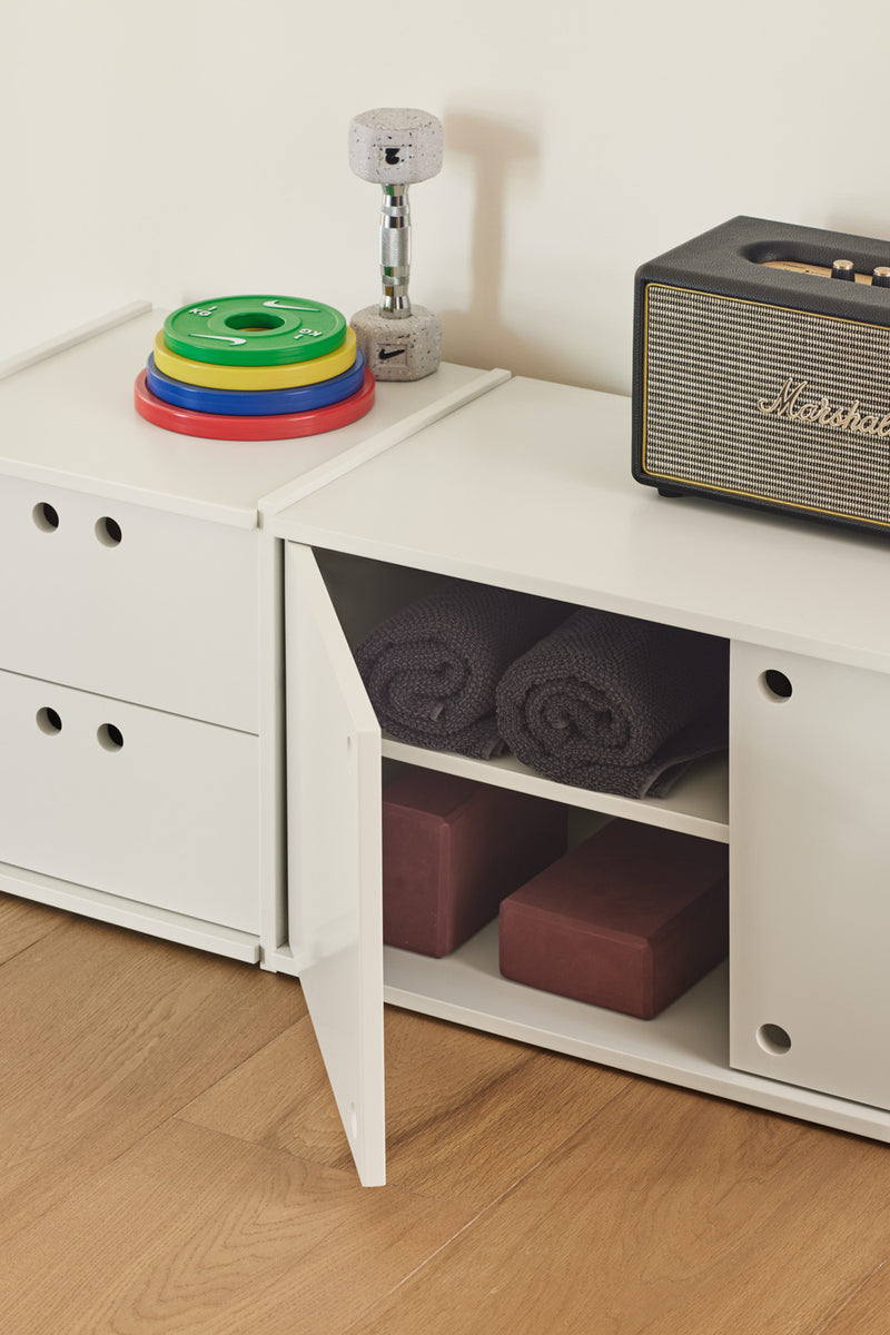 Wally - Meuble Tv - Crème