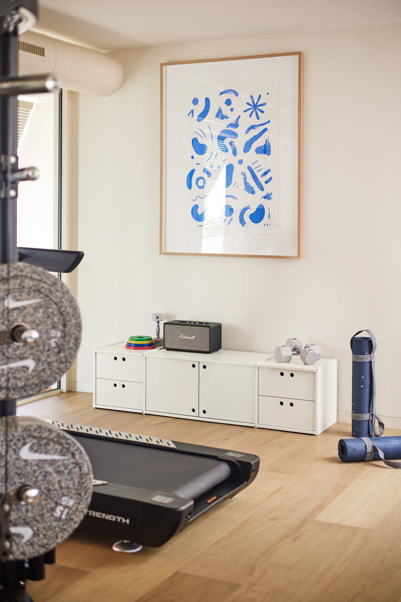 Wally - Meuble Tv - Crème