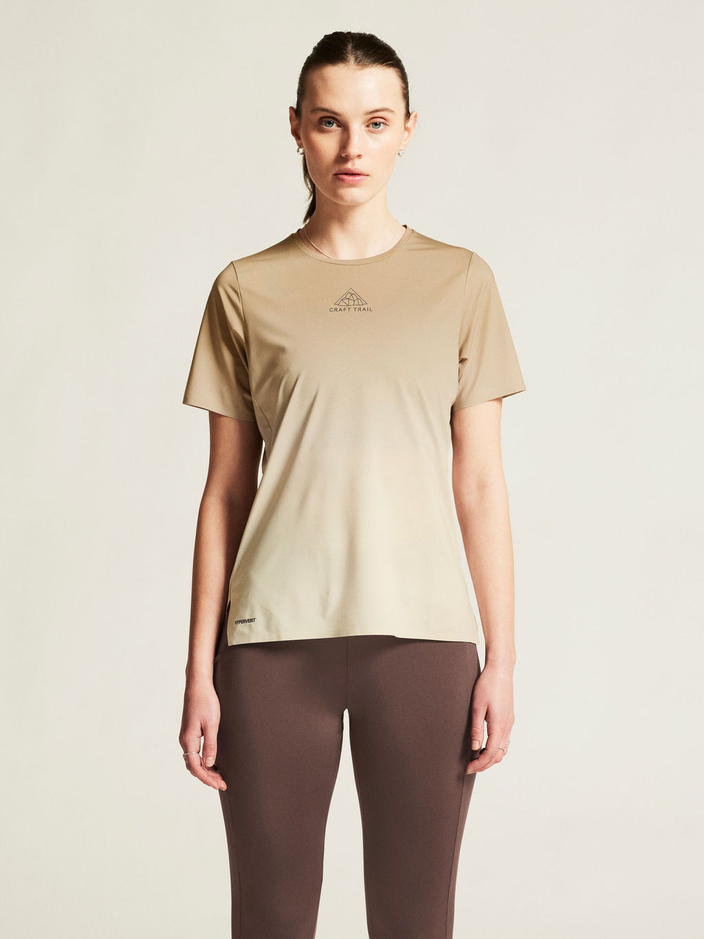 T-Shirt Manches Courtes De Trail Pro 2 - Hay - Femme