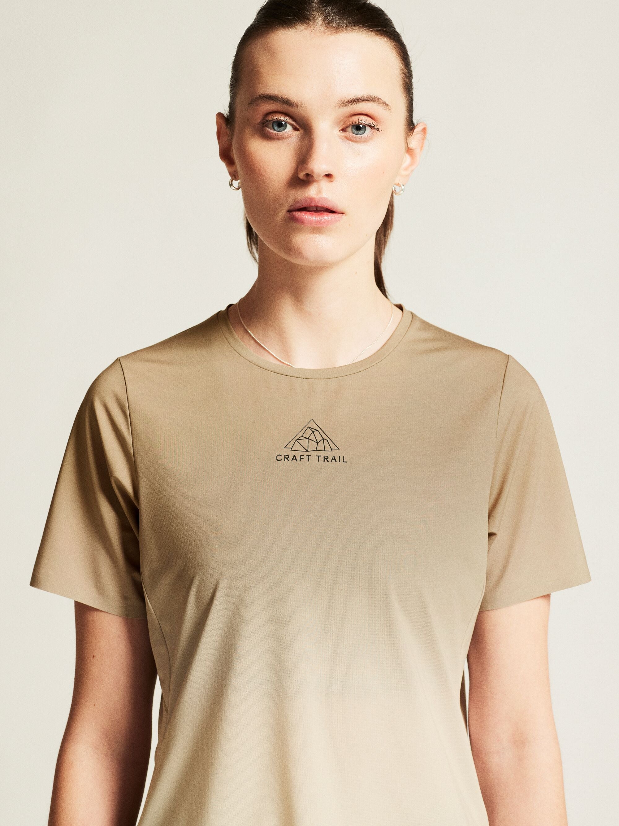 T-Shirt Manches Courtes De Trail Pro 2 - Hay - Femme
