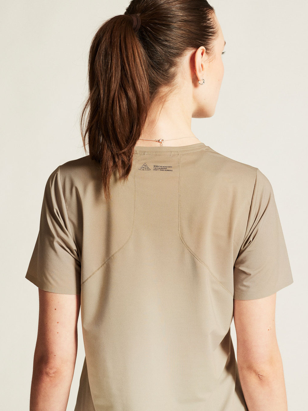 T-Shirt Manches Courtes De Trail Pro 2 - Hay - Femme