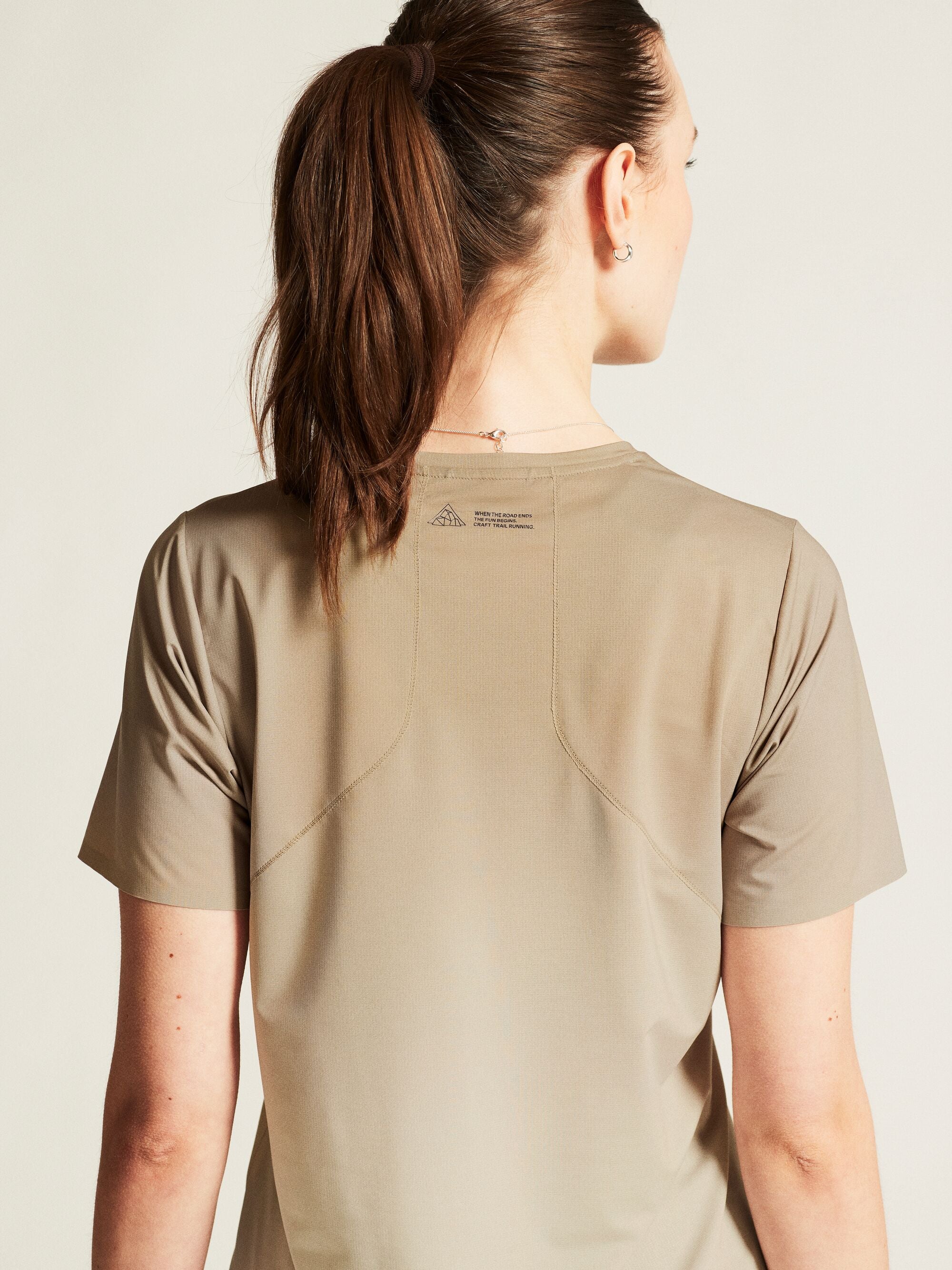T-Shirt Manches Courtes De Trail Pro 2 - Hay - Femme