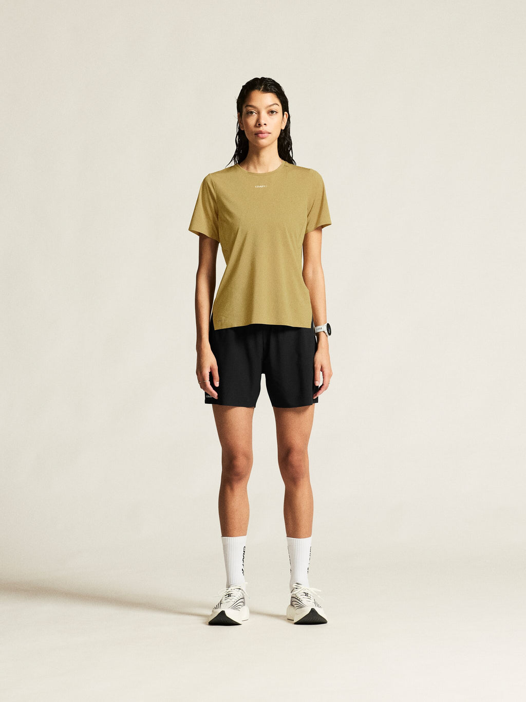T-Shirt Manches Courtes De Trail Pro 2 - Vert - Femme