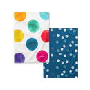 Torchon (2 Pièces) Confetti - Multicolore