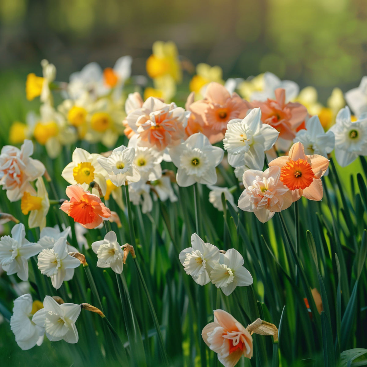 Mezcla de 10 narcisos de flores dobles – Planta de exterior