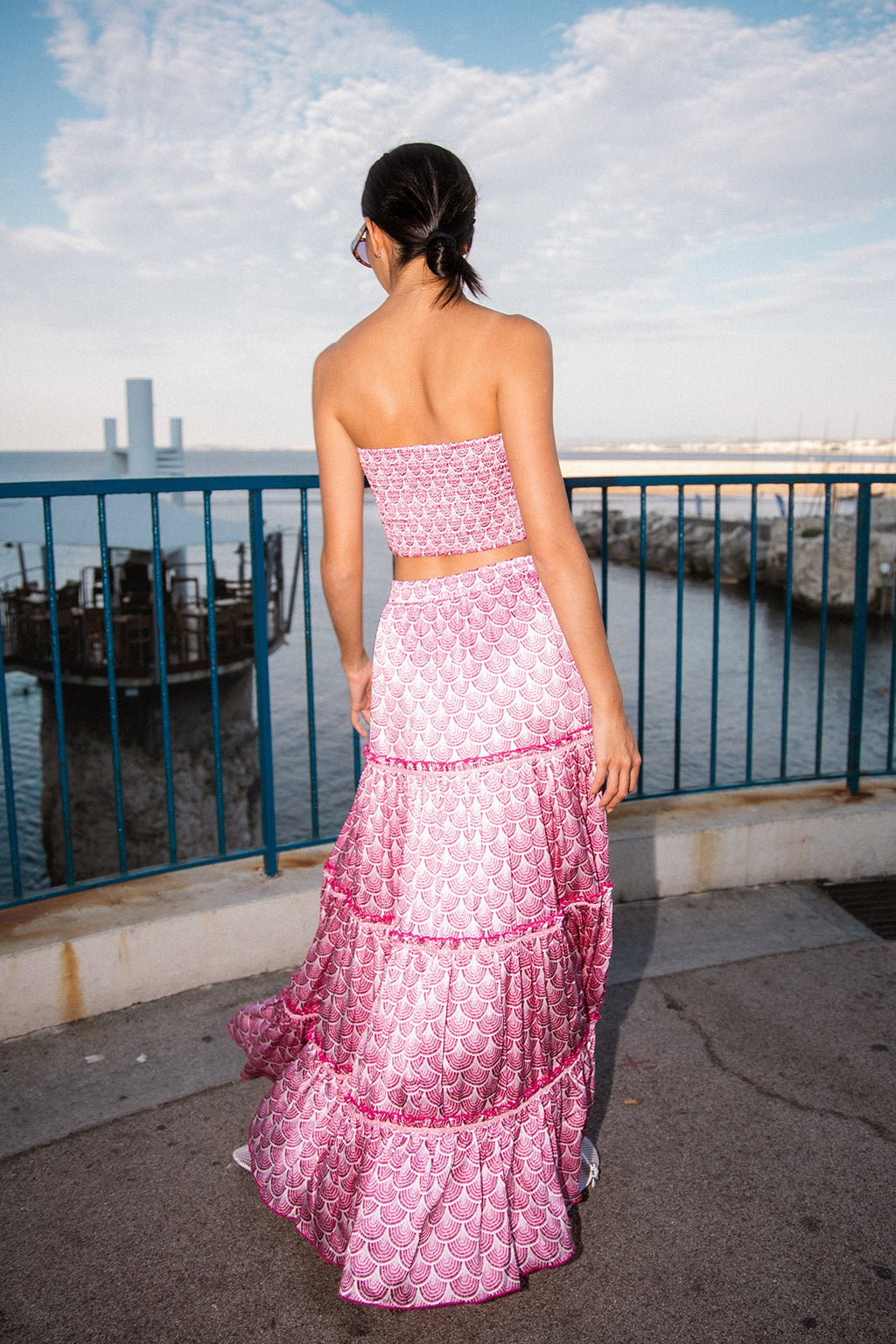 Tube Top - Rose Peacock