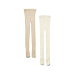 Indy Ribbed Tights (Pack of 2) - Sand - Filling