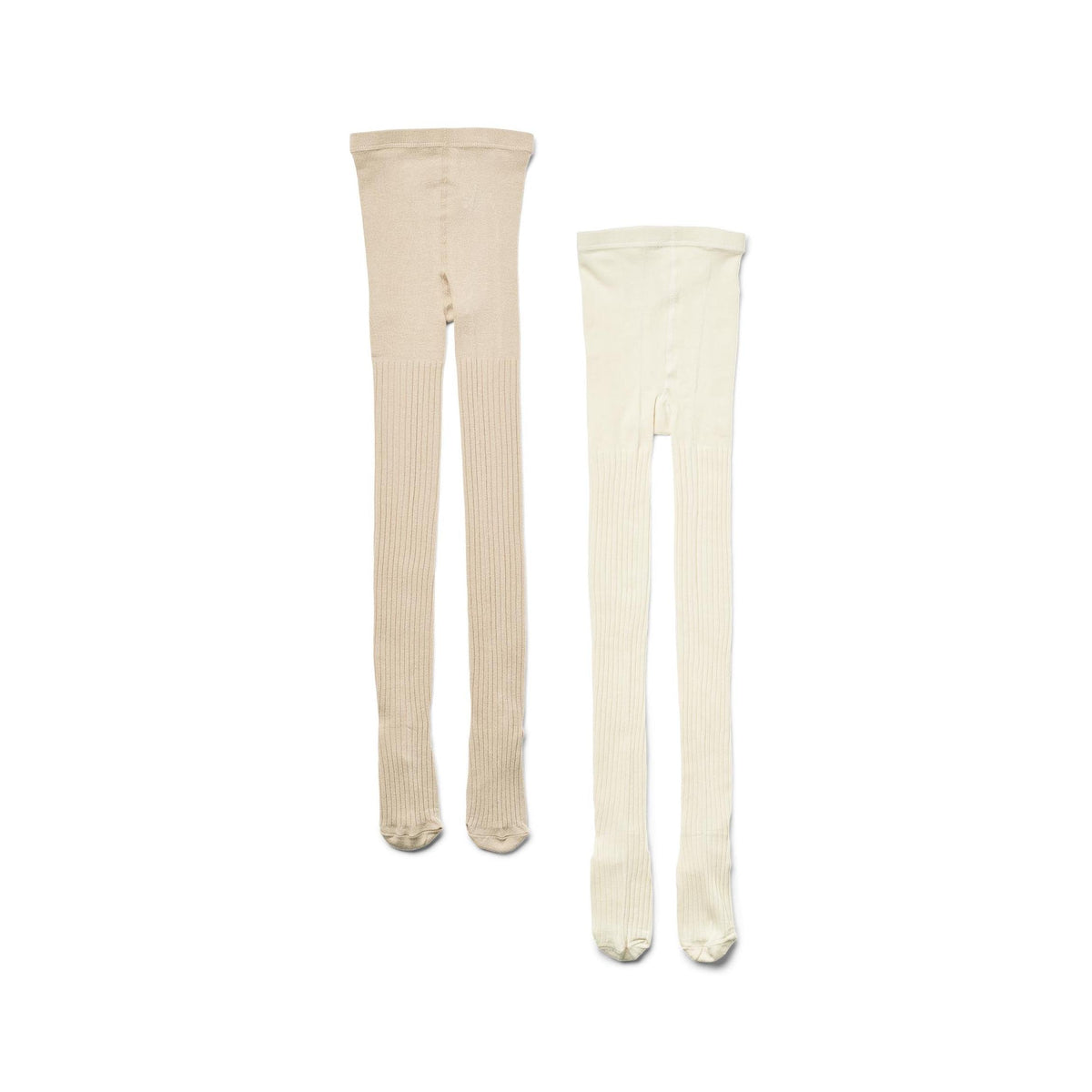 Indy Ribbed Tights (Pack of 2) - Sand - Filling