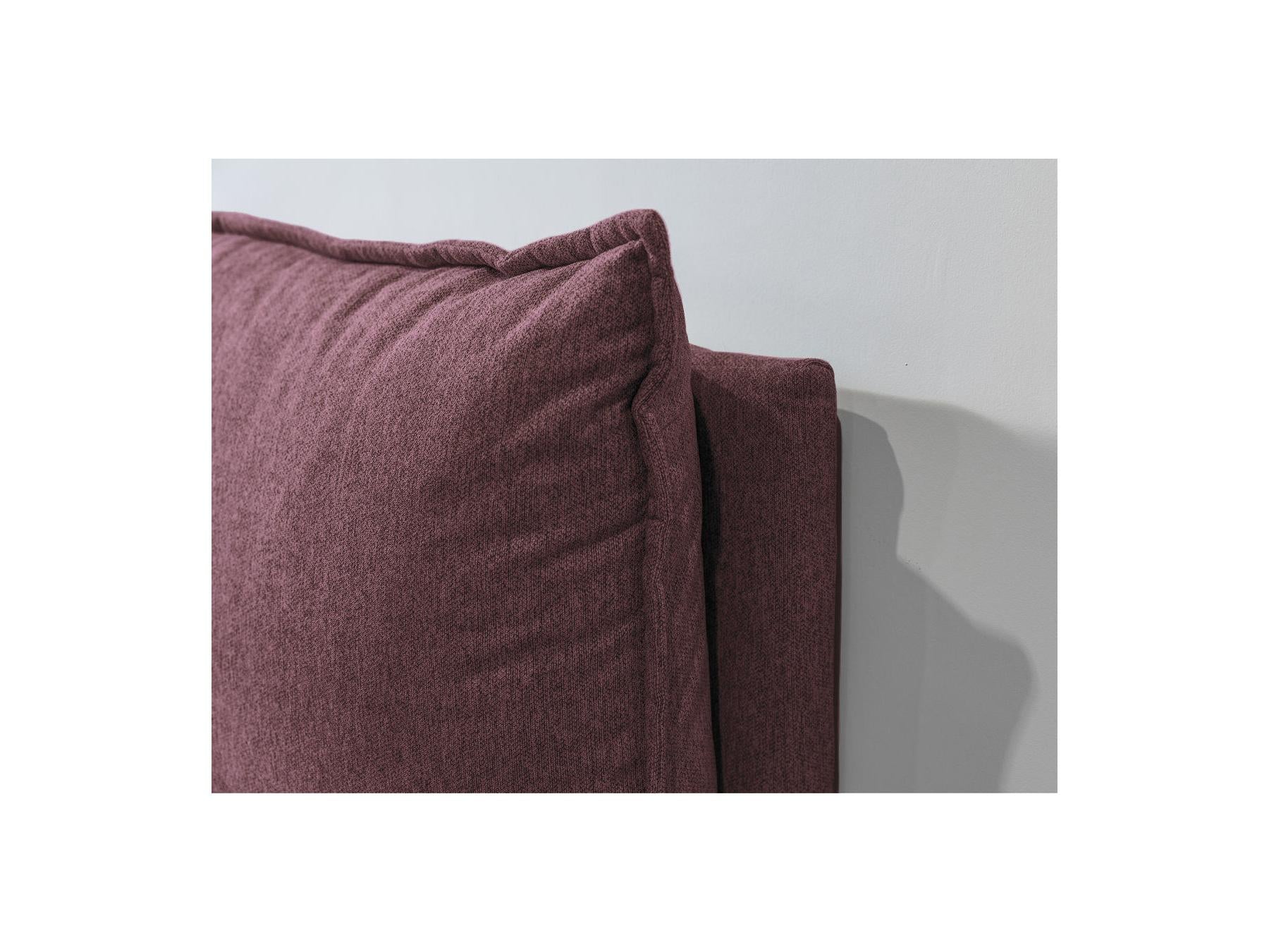 Garance - Cama con arcón con cabecero efecto almohada