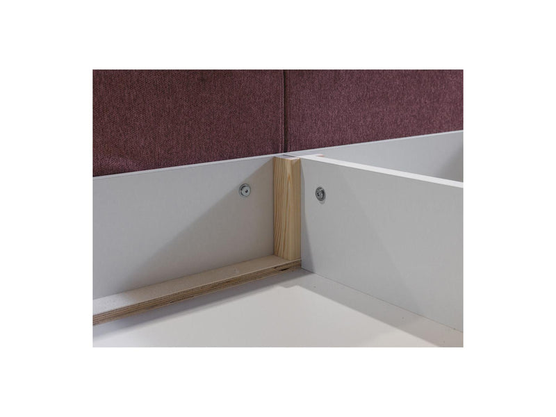 Garance - Trunk Bed With Pillow Effect Headboard