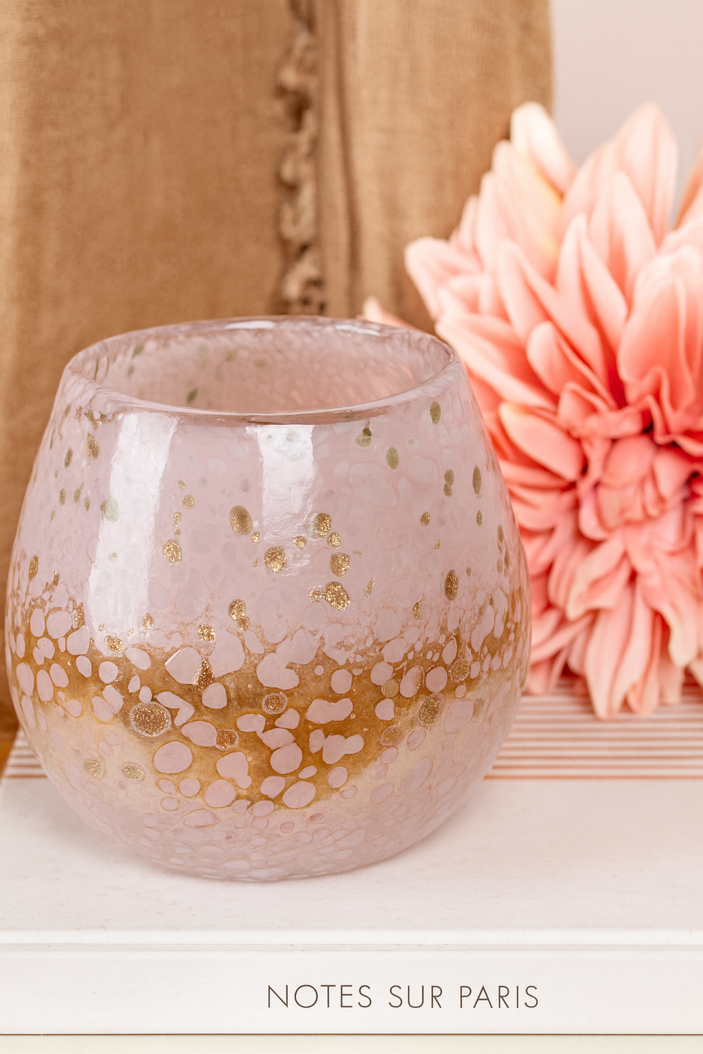 Coppra - Pot - Verre - Rose Poudré