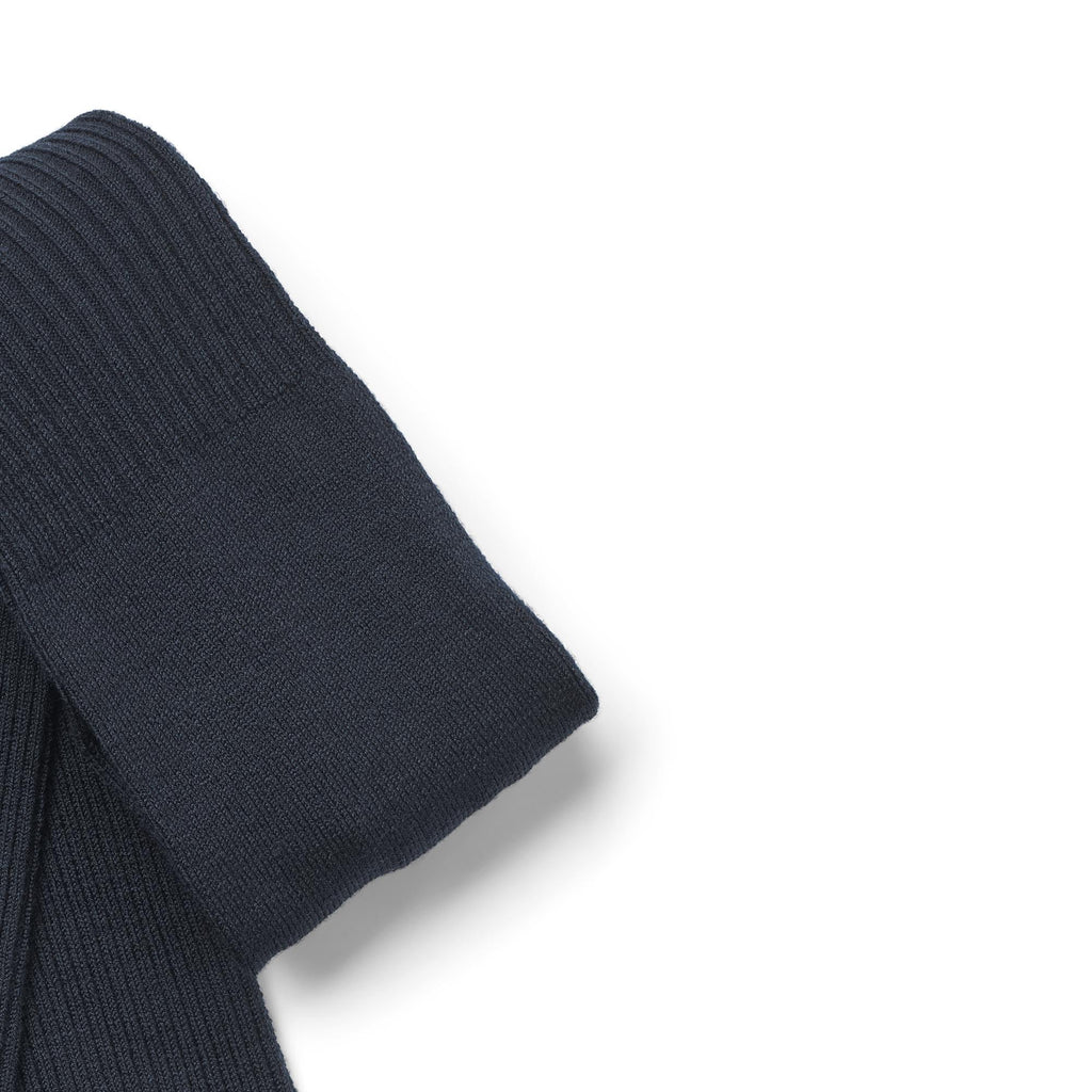 Medias Acanaladas de Lana Robin - Navy - Niño