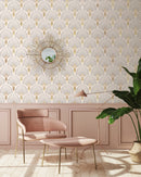 Papier Peint 1925 - Beige Doré
