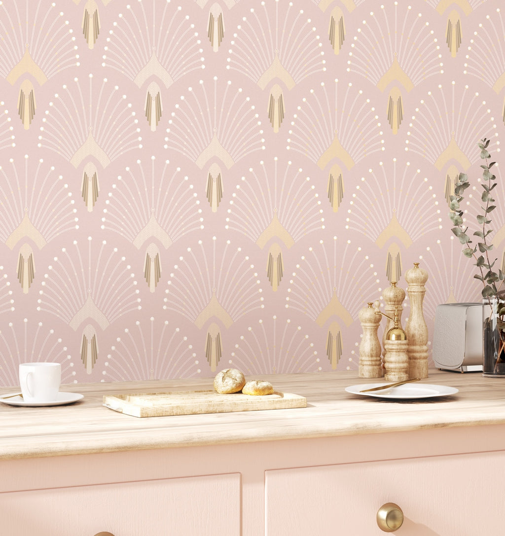 1925 Wallpaper - Rose Gold
