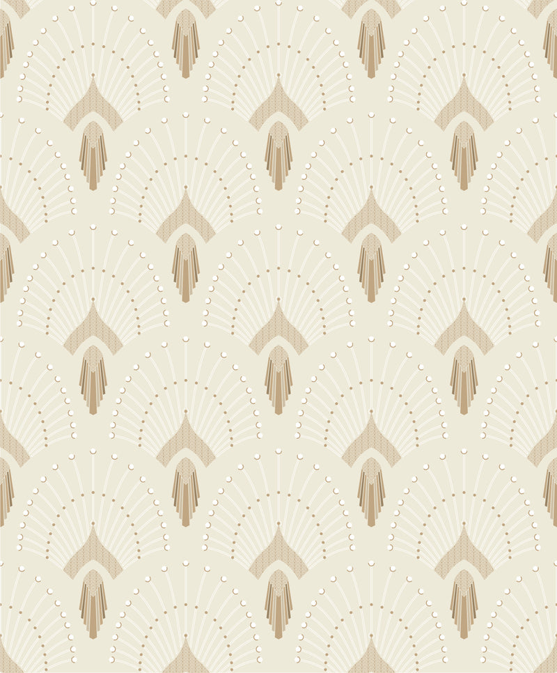 Papier Peint 1925 - Sable Doré