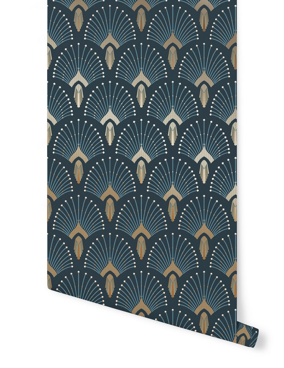 Wallpaper 1925 - Dark Blue Gold