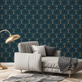 Wallpaper 1925 - Dark Blue Gold