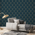 Wallpaper 1925 - Dark Blue Gold