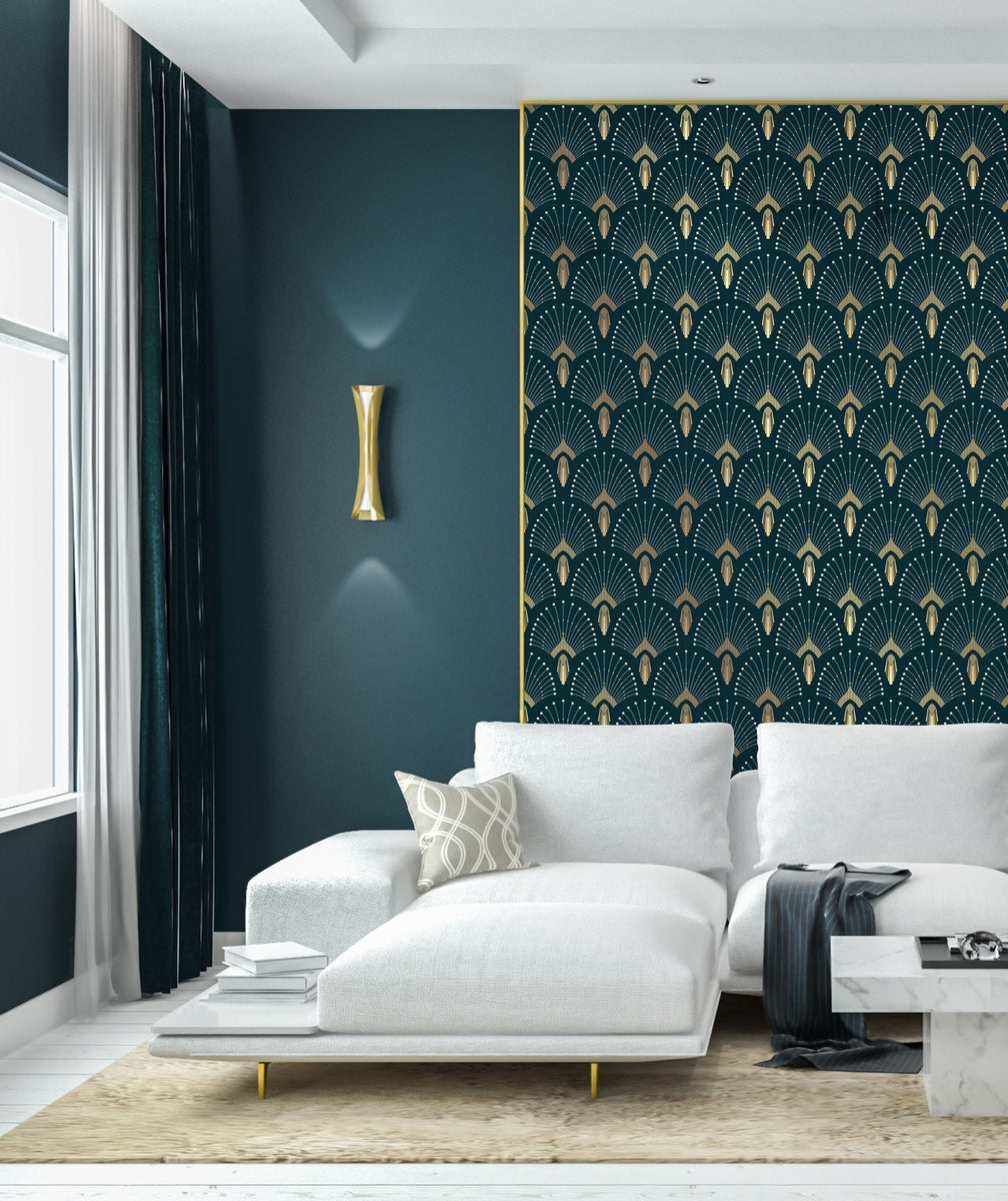 Wallpaper 1925 - Dark Blue Gold