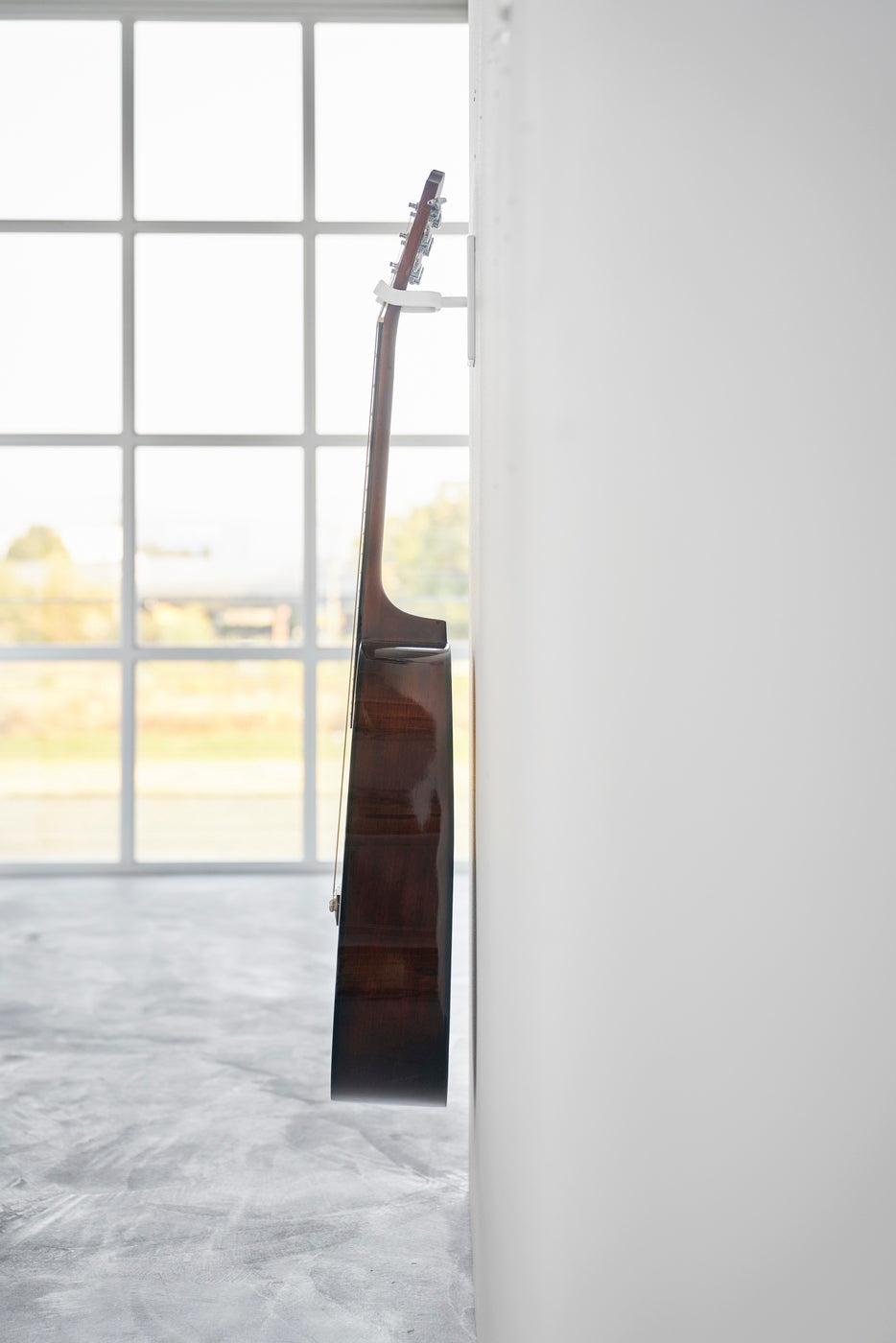 Support Mural Pour Guitare Tower - Blanc