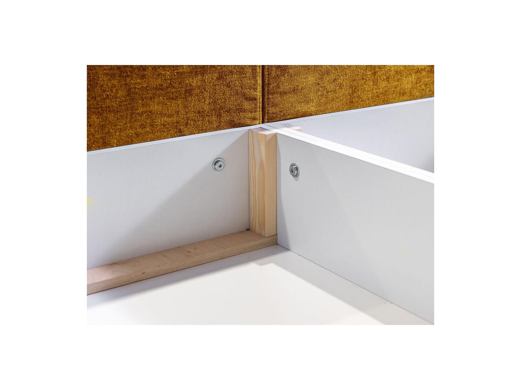 Louise - Ottoman Bed with Padded Headboard