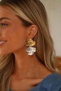 Boucles D’Oreilles Acier - Linn Bicolores
