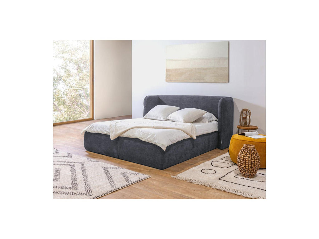 Louise - Ottoman Bed with Padded Headboard