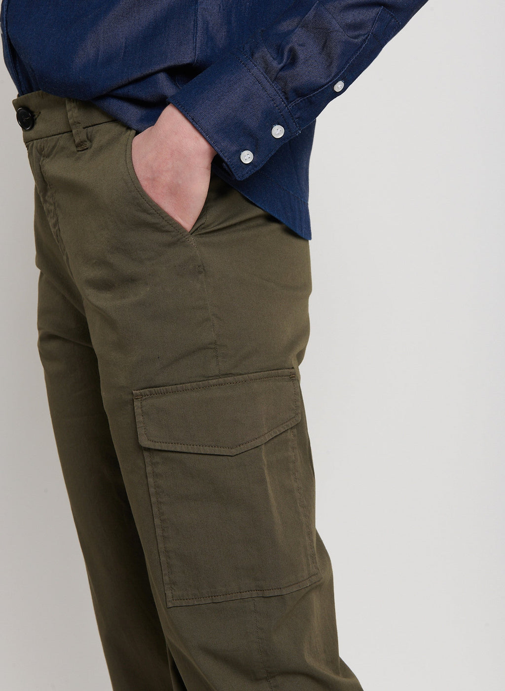 Maison Standards - Pantalon Militaire - Kaki - Femme