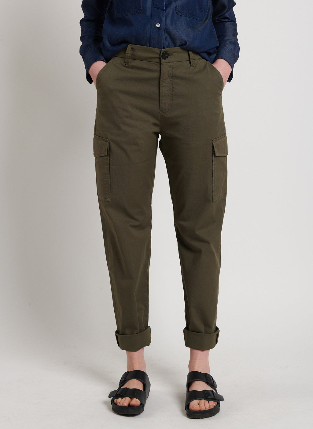 Maison Standards - Pantalon Militaire - Kaki - Femme