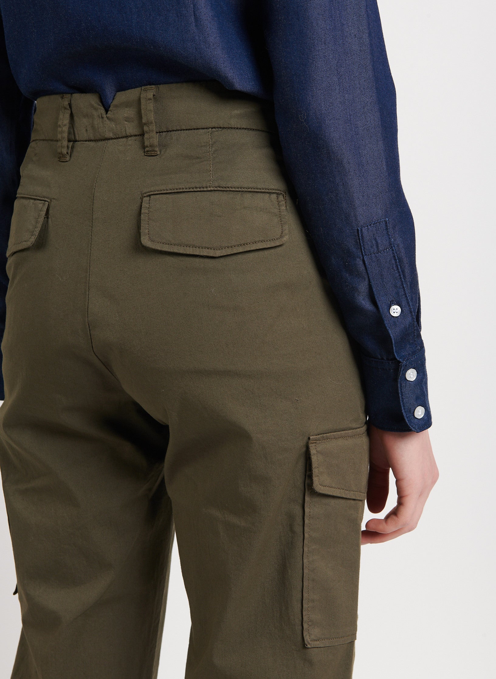 Maison Standards - Pantalon Militaire - Kaki - Femme