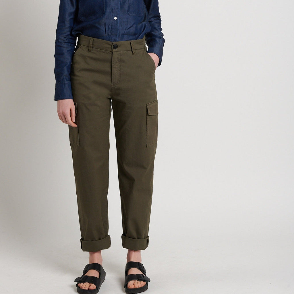 Maison Standards - Pantalon Militaire - Kaki - Femme