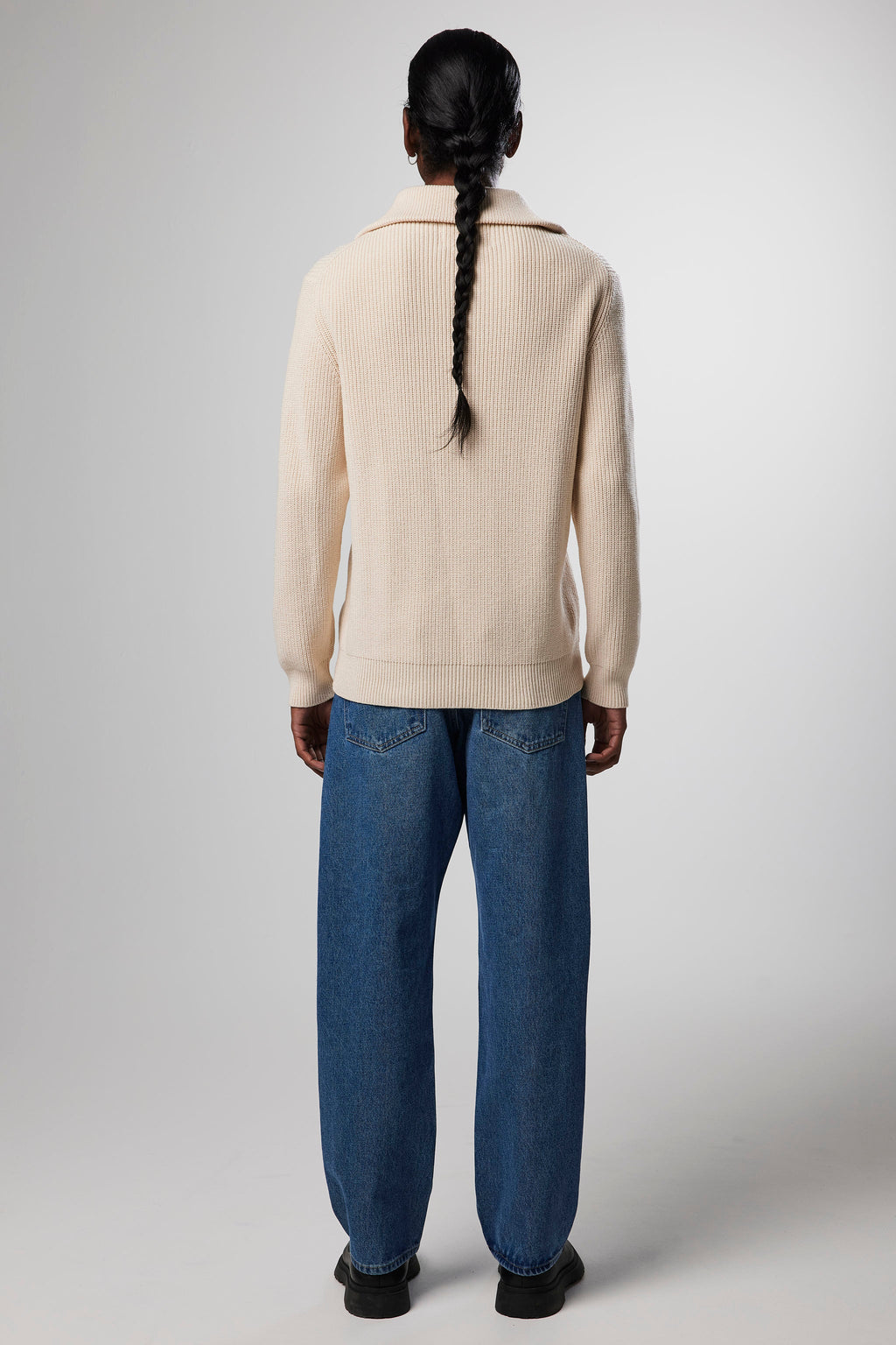 Jersey con Cremallera Roman - Off White