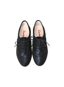 Chaussures Derbies À Lacets Fille Capucine - Cuir Noir Irisé - Fille