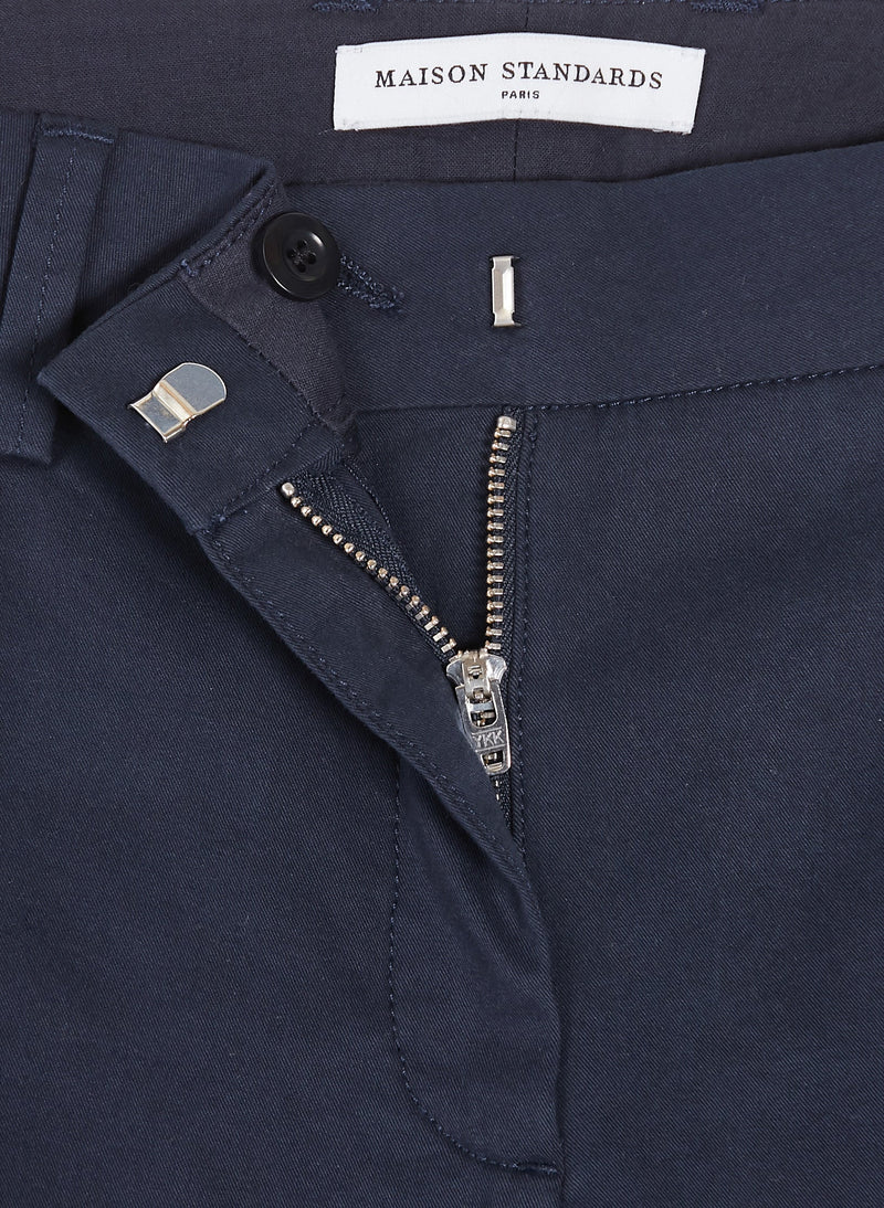 Maison Standards - Chino Coton Léger - Bleu - Femme