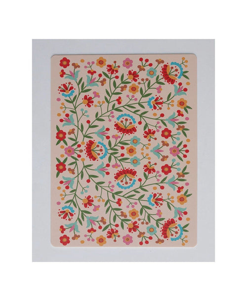 Tapis De Bureau - Fleurs Mexicaines