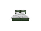 Garance - Cama con arcón con cabecero efecto almohada