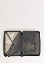 Luggage Studio - Luggage Studio - Hard-Shell Polycarbonate Suitcase - Size M - Black