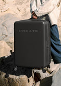 Luggage Studio - Hard-Shell Polycarbonate Suitcase - Size L - Black