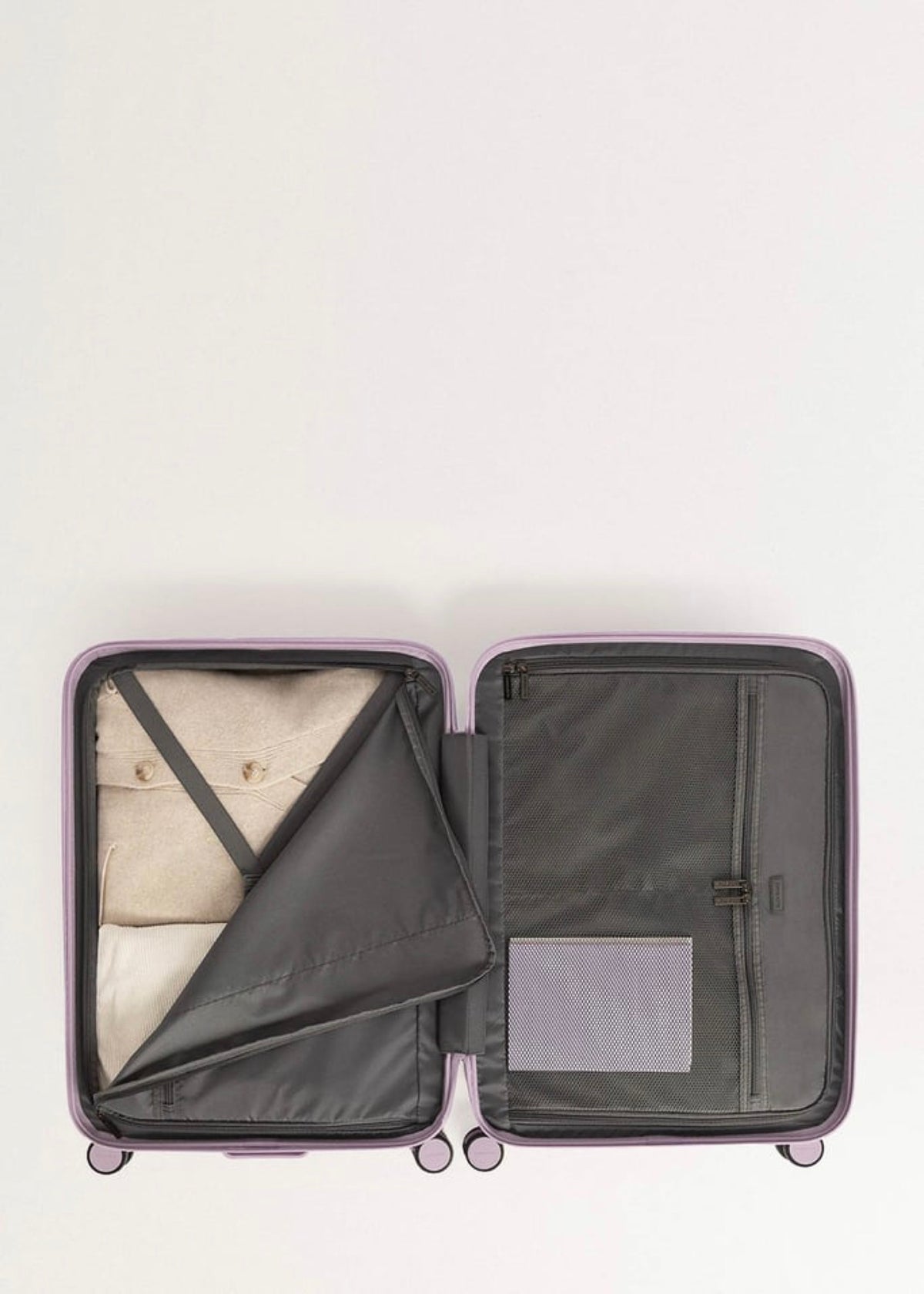 Luggage Studio - Set 3 Valises Rigides S,M,L En Polycarbonate - Lavande