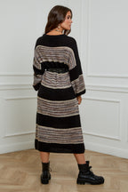 Vestido estilo suéter - Negro