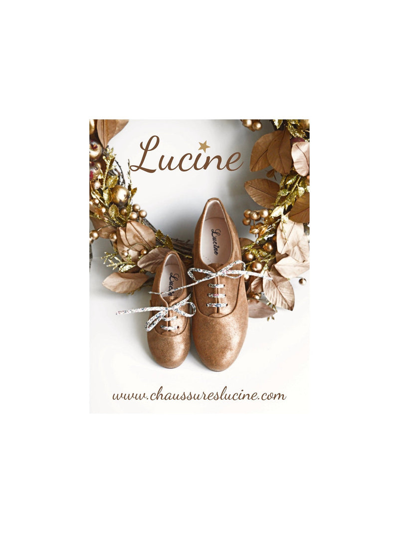 Chaussures Derbies À Lacets Fille Capucine - Cuir Camel Irisé - Fille