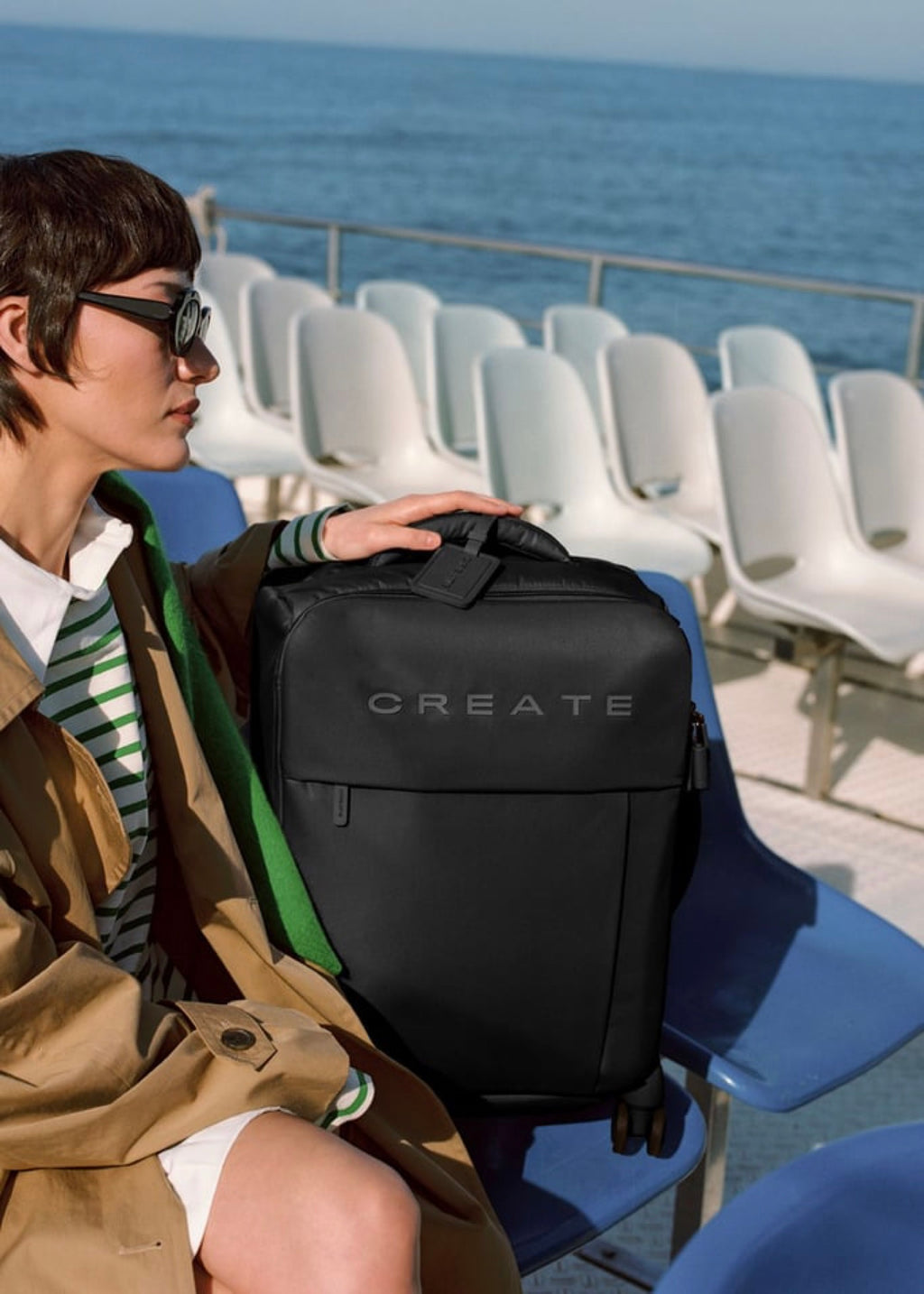 Luggage Studio Soft - Maleta Blanda - Talla S - Negro