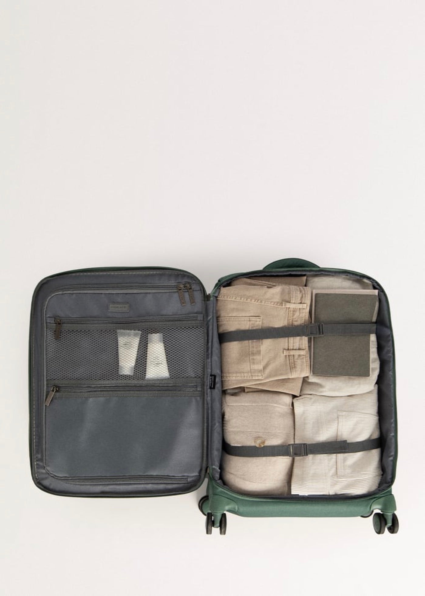 Luggage Studio Soft - Set 2 Valises Souples S & M - Sauge