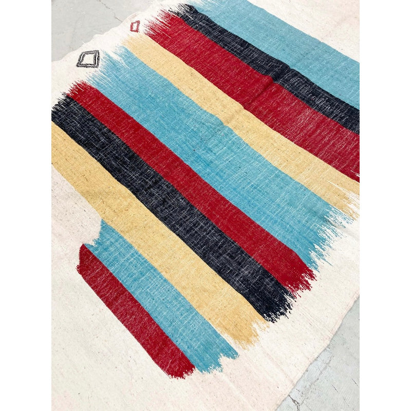 Tapis Berbère Marocain Kilim - Multicolore